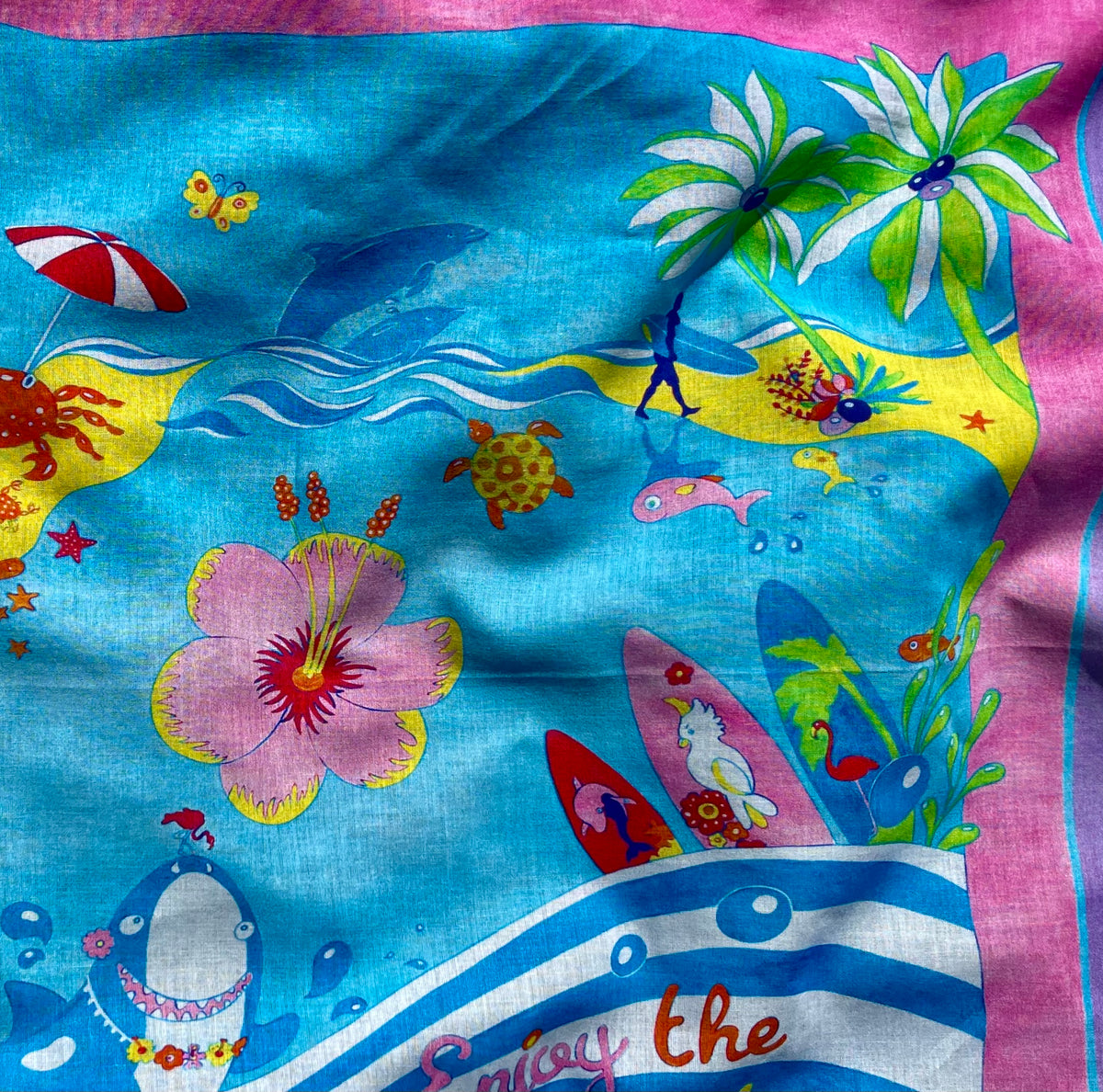 Enjoy the Waves – Kids Scarf