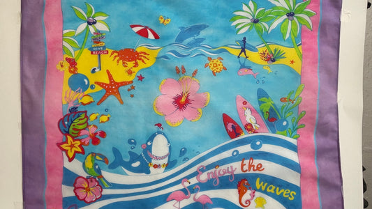 Enjoy the Waves – Kids Scarf